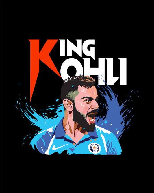 KING KOHLI ARTWORK T-SHIRT