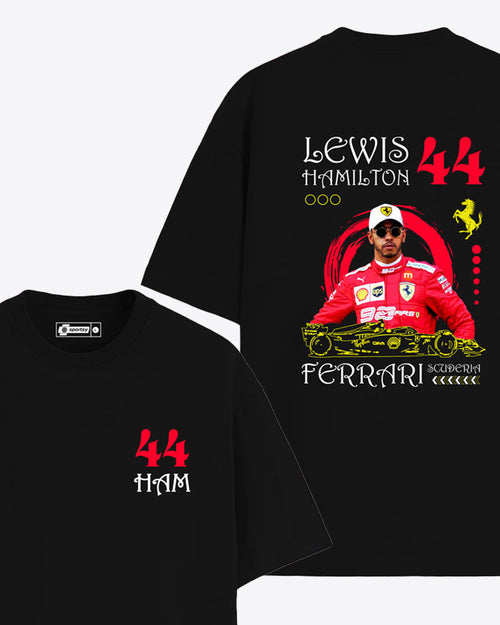 HAMILTON 44 FERRARI ARTWORK T-SHIRT