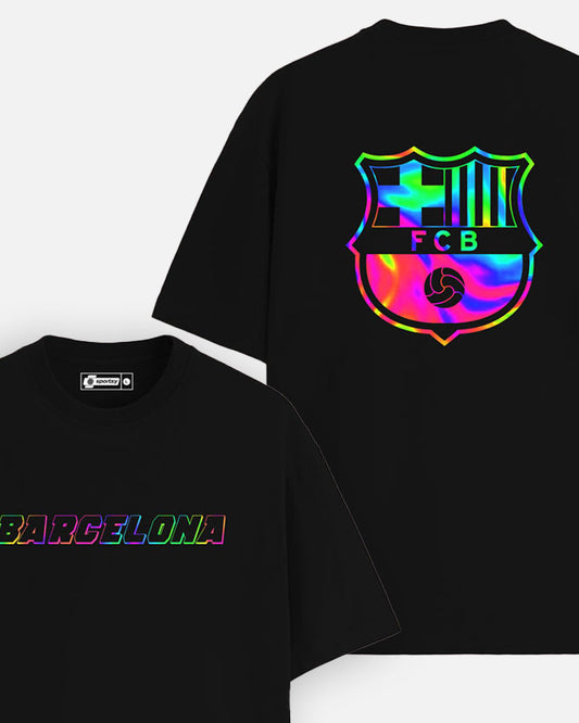 BARCELONA RAINBOW LOGO T-SHIRT