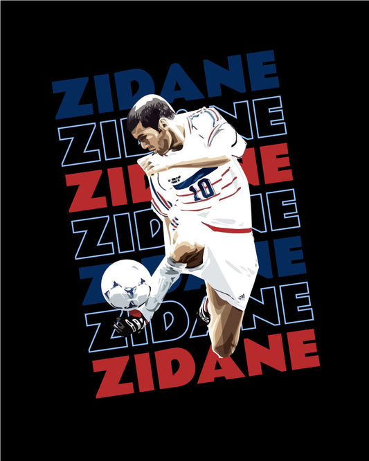 ZIDANE ARTWORK T-SHIRT