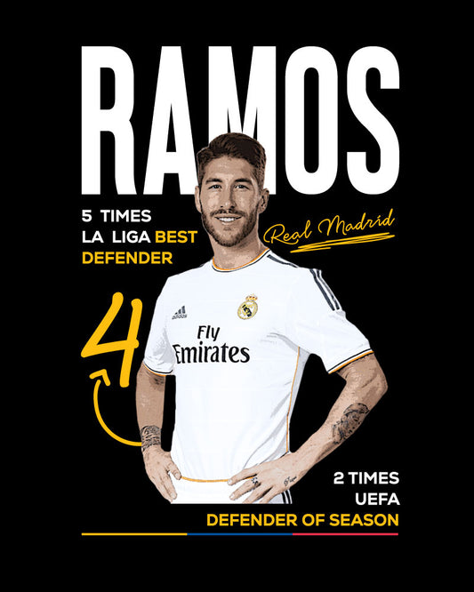 SERGIO RAMOS ARTWORK T-SHIRT