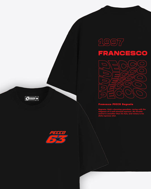 PECCO BAGNAIA WAVE T-SHIRT