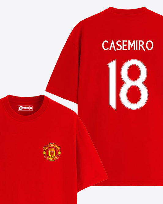 MANCHESTER UNITED 24-25 JERSEY STYLE T-SHIRT