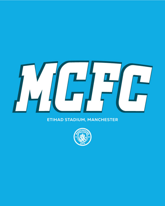 MCFC ETIHAD CONTRAST T-SHIRT