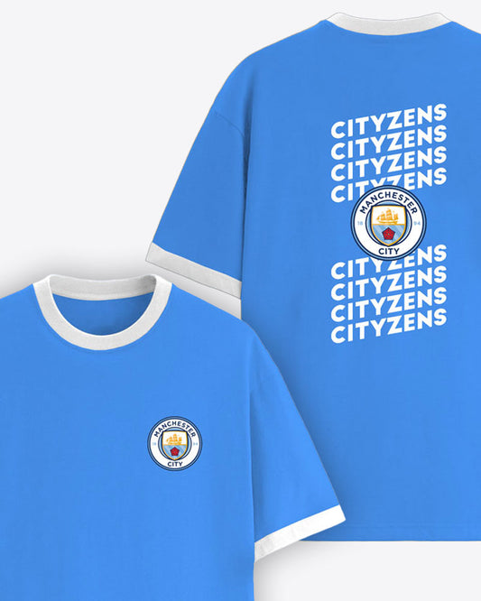 MANCHESTER CITY TEAM CONTRAST T-SHIRT