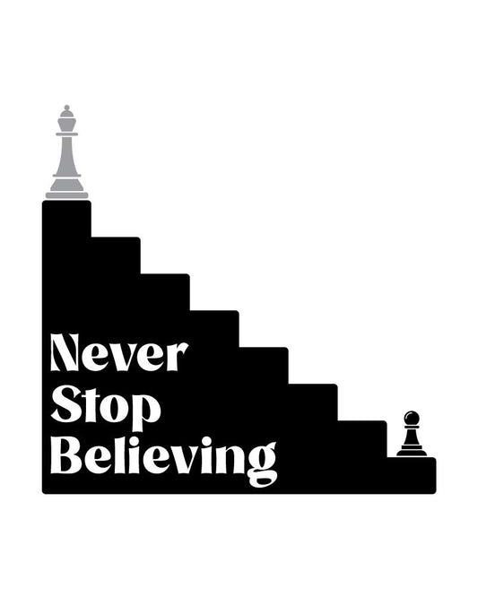 NEVER STOP BELIEVING T-SHIRT