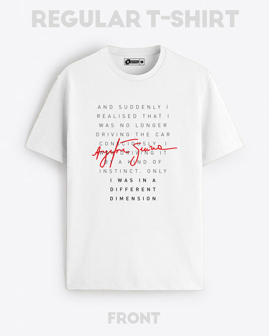 AYRTON SENNA DIFFERENT DIMENSIONS T-SHIRT