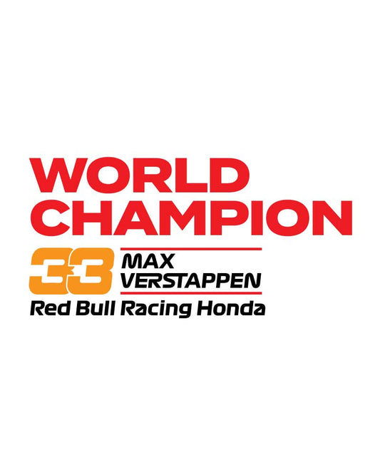 VERSTAPPEN 33 WORLD CHAMPION T-SHIRT