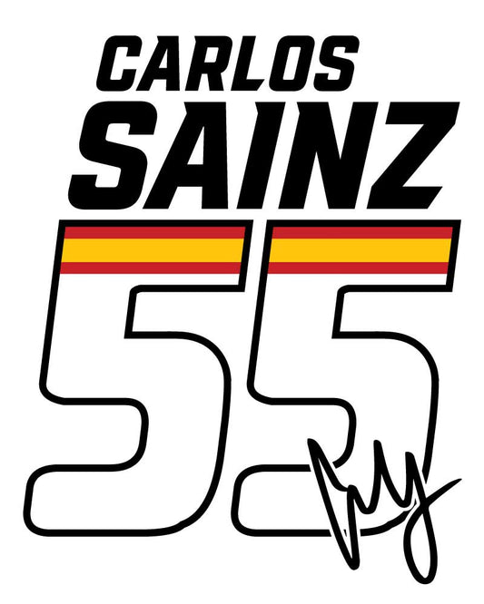 CARLOS SAINZ 55 CONTRAST T-SHIRT