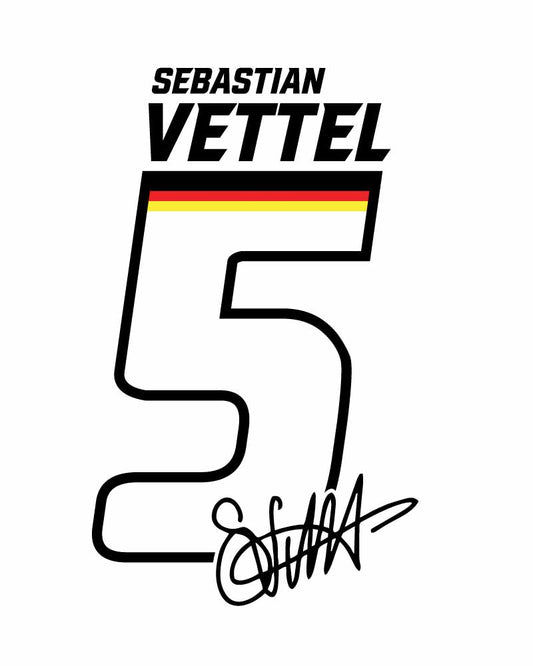 SEBASTIAN VETTEL 5 T-SHIRT