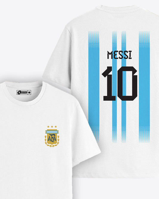 MESSI ARGENTINA STRIPES T-SHIRT