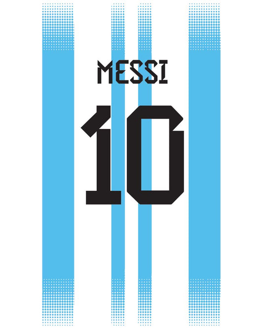 MESSI ARGENTINA STRIPES T-SHIRT