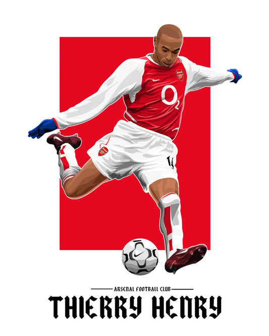 THIERRY HENRY ARTWORK T-SHIRT