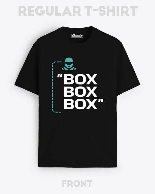 BOX BOX RADIO MESSAGE T-SHIRT