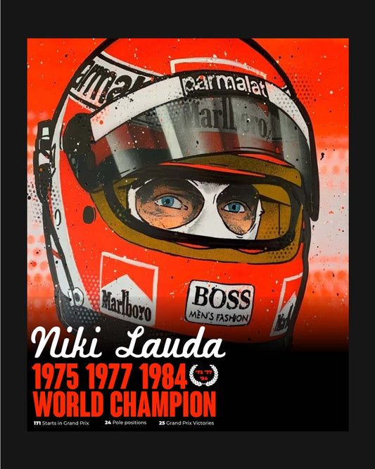 NIKI LAUDA WORLD CHAMPION T-SHIRT