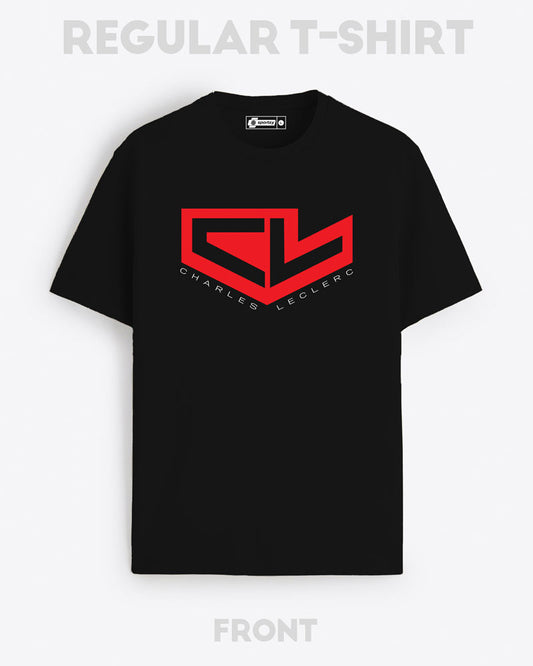 CHARLES LECLERC LOGO T-SHIRT