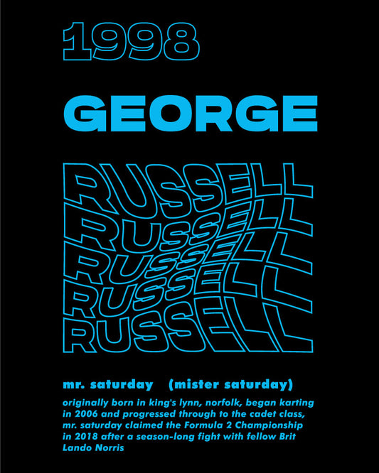 GEORGE RUSSELL WAVE T-SHIRT