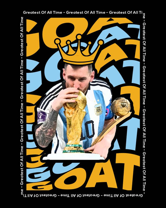 MESSI GOAT ARTWORK T-SHIRT