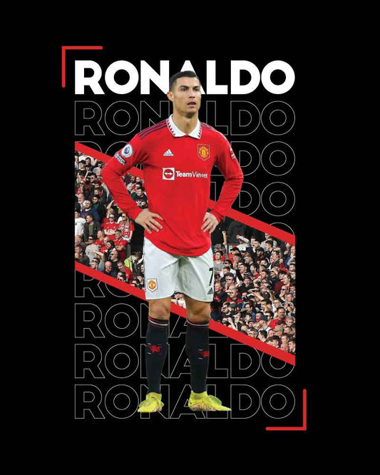 CRISTIANO RONALDO POSTER T-SHIRT