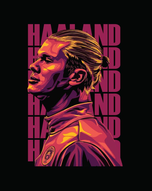 ERLING HAALAND ARTWORK T-SHIRT