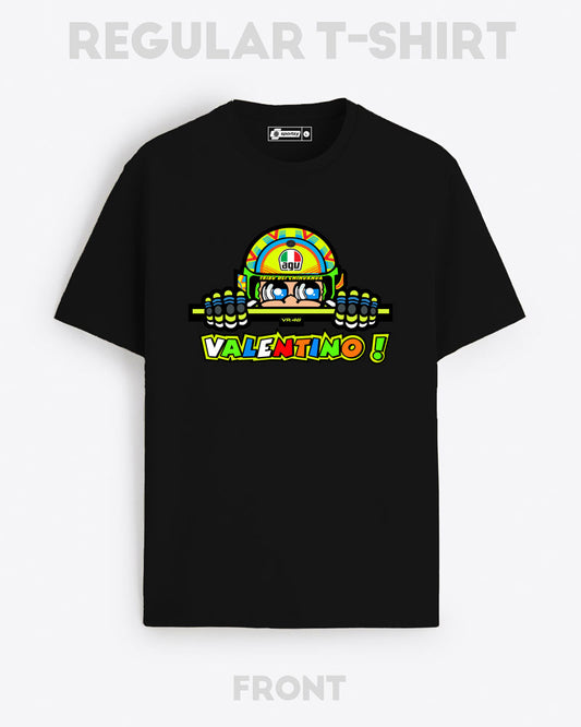 VALENTINO HELMET CARTOON T-SHIRT