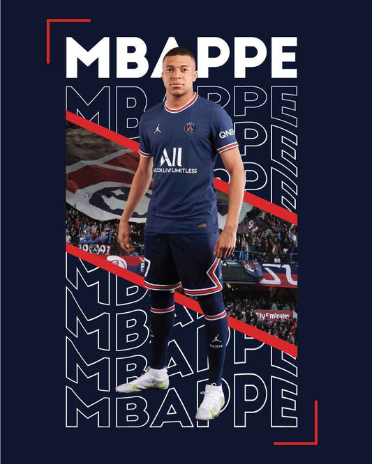 KYLIAN MBAPPE ARTWORK T-SHIRT