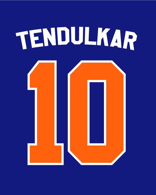 SACHIN TENDULKAR JERSEY STYLE T-SHIRT