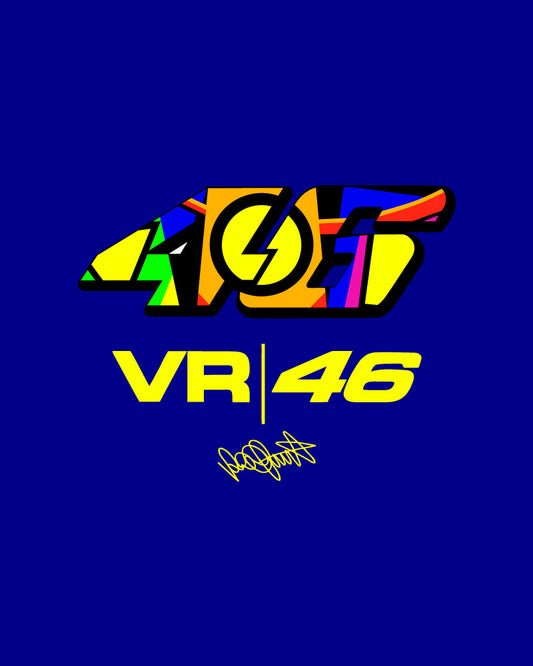 VR46 MASK DESIGN T-SHIRT