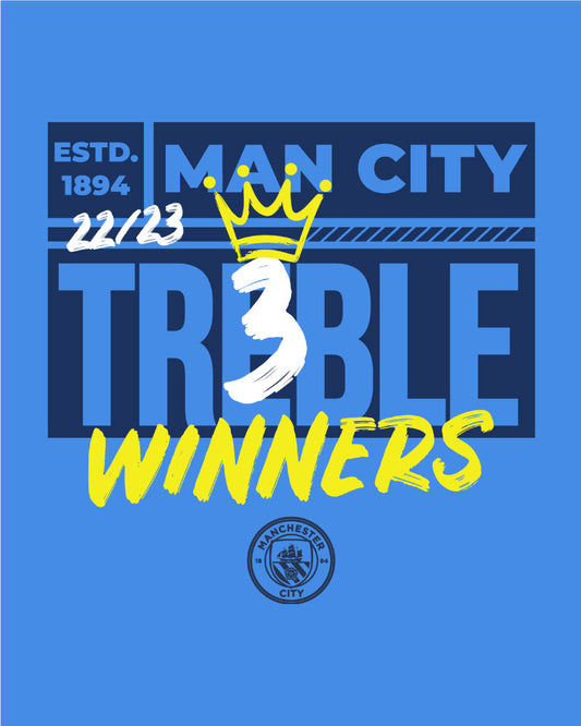 MAN CITY TREBLE WINNERS T-SHIRT