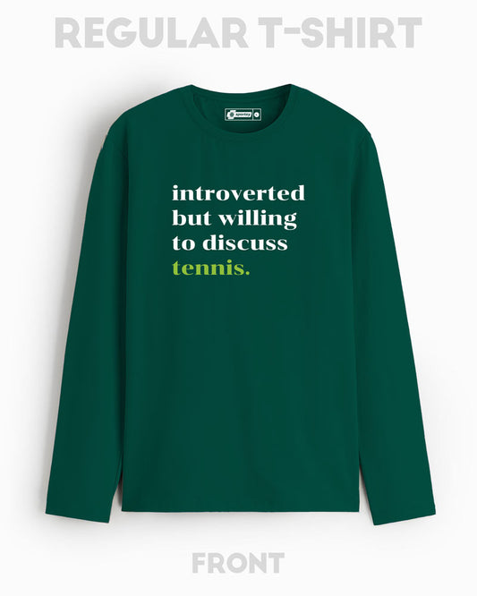 INTROVERTED TENNIS T-SHIRT