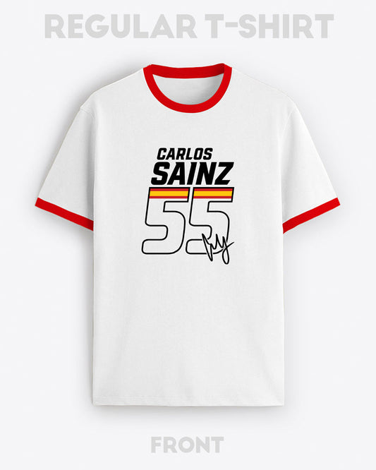 CARLOS SAINZ 55 CONTRAST T-SHIRT