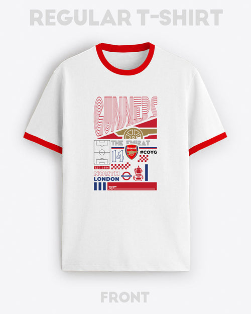 GUNNERS POSTER CONTRAST T-SHIRT