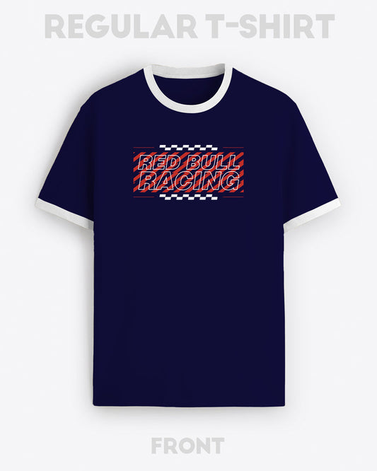 REDBULL RACING CHEQUERED CONTRAST T-SHIRT